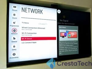 how to turn on wifi on lg tv