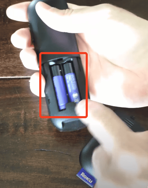Remove the Battery on Roku Remote