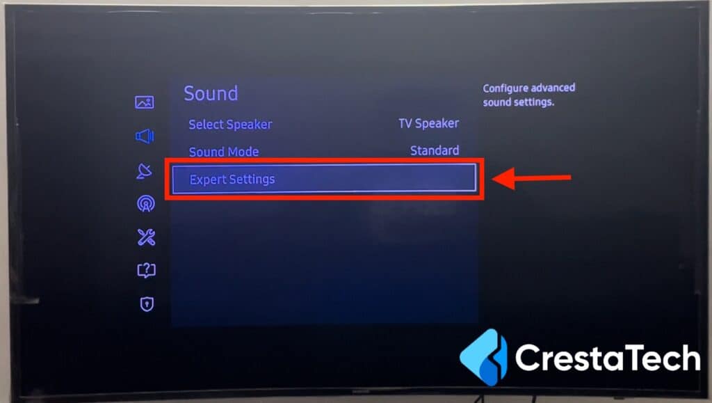Samsung Expert Sound Settings