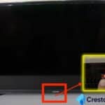 Samsung TV under Logo power button