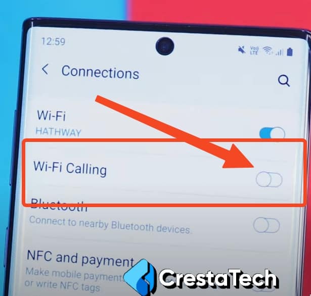 Wifi Calling Samsung smartphone